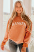 Ribbed Corduroy Oversized Sweatshirt
